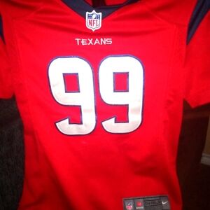 Nike Youth M Texans Watt Red Jersey